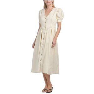 US TOGETHER Button Front Dress